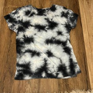 Womens blue tye die t-shirt